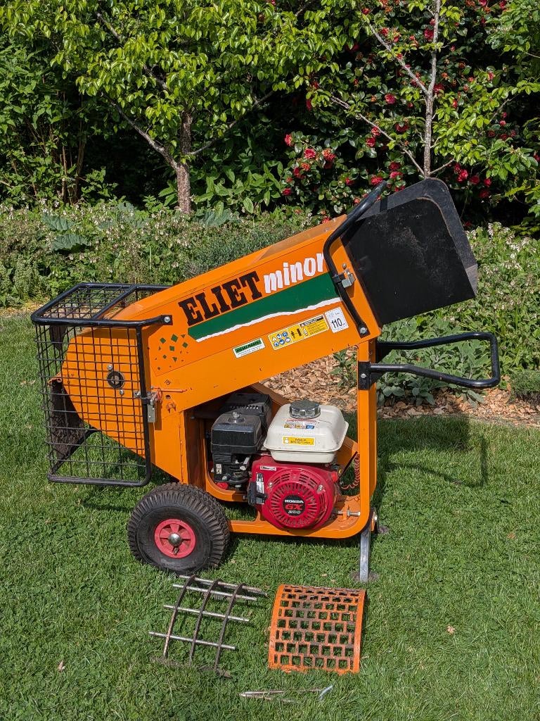 Eliet Minor hakselaar met Honda motor, Tuin en Terras, Hakselaars, Gebruikt, Benzine, Ophalen