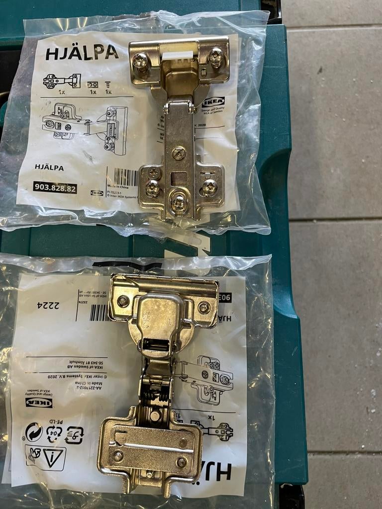Charnières ikea, Enlèvement ou Envoi, Comme neuf