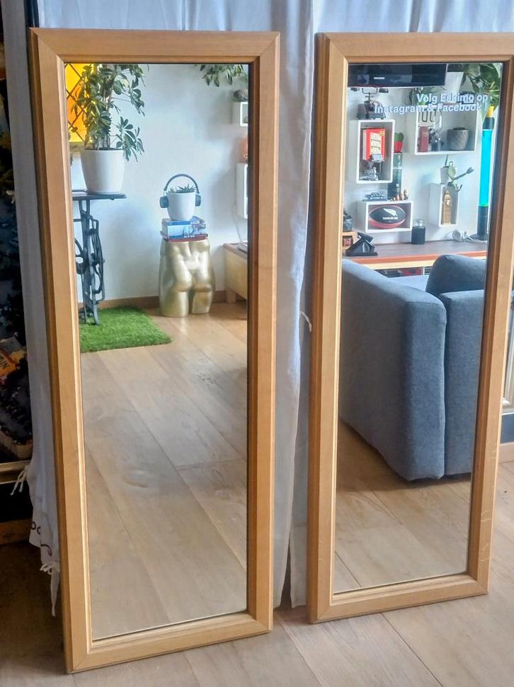 Grote Passpiegel / Wandspiegel 140x50 cm - Nog 1 exemplaar!, Huis en Inrichting, Woonaccessoires | Spiegels, Zo goed als nieuw