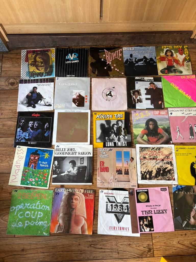 Lot singles vinyl, CD & DVD, Vinyles Singles, Enlèvement, Comme neuf