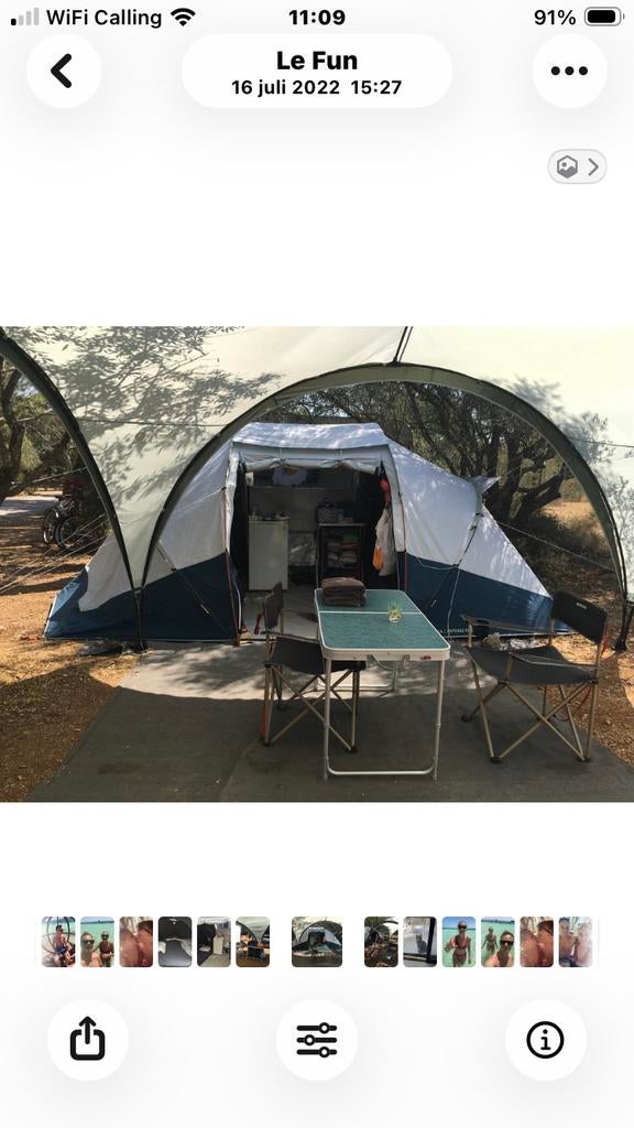 Starterset kamperen, Caravans en Kamperen, Tenten, Zo goed als nieuw, Ophalen