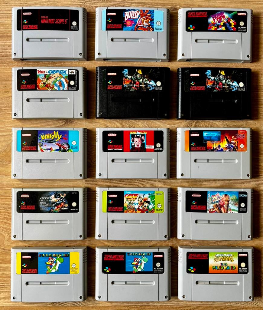 Jeux Super Nintendo (SNES PAL), Enlèvement ou Envoi, Utilisé, À partir de 3 ans