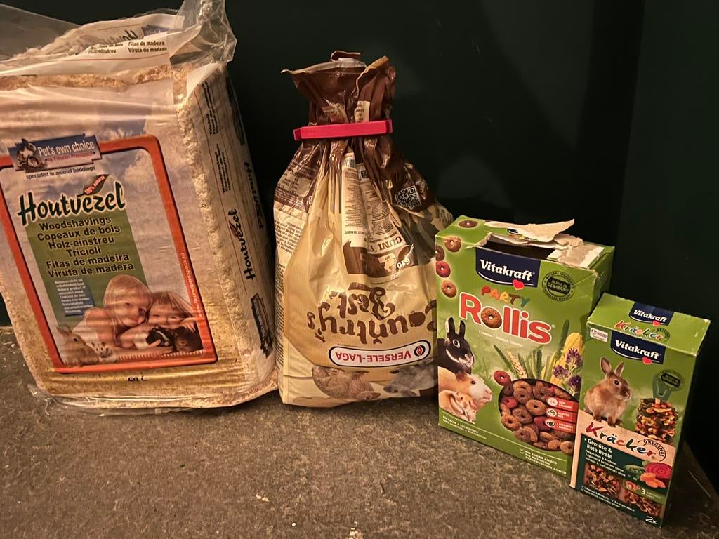 Konijn toebehoren, voer , stro , hooi , …, Dieren en Toebehoren, Konijnen