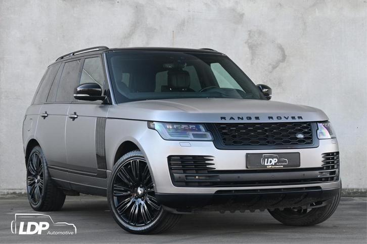 Range Rover 3.0 Sdv6 Autobiography Satin Grey EX BTW, Auto's, Land Rover, Bedrijf, Te koop, Bluetooth, Range Rover, Euro 6, Leder