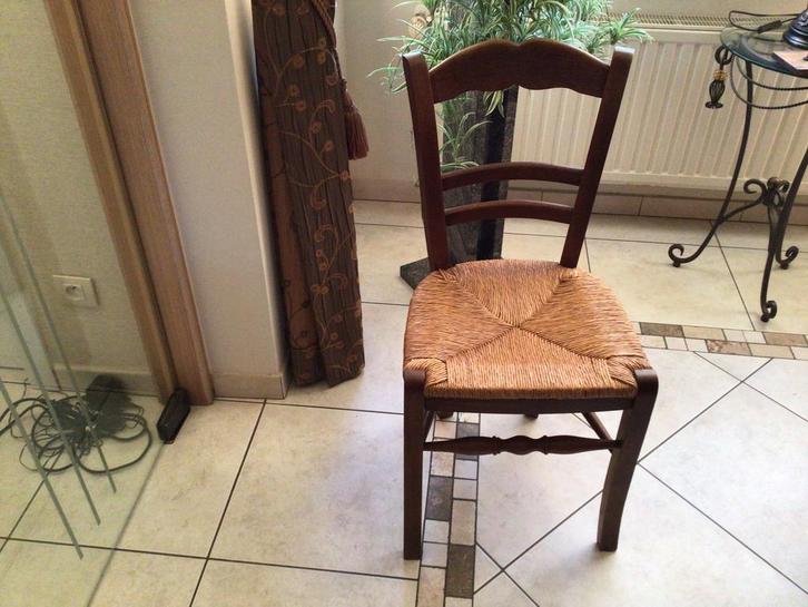 Keukenstoelen in eik 6 stuks, Huis en Inrichting, Stoelen, Ophalen