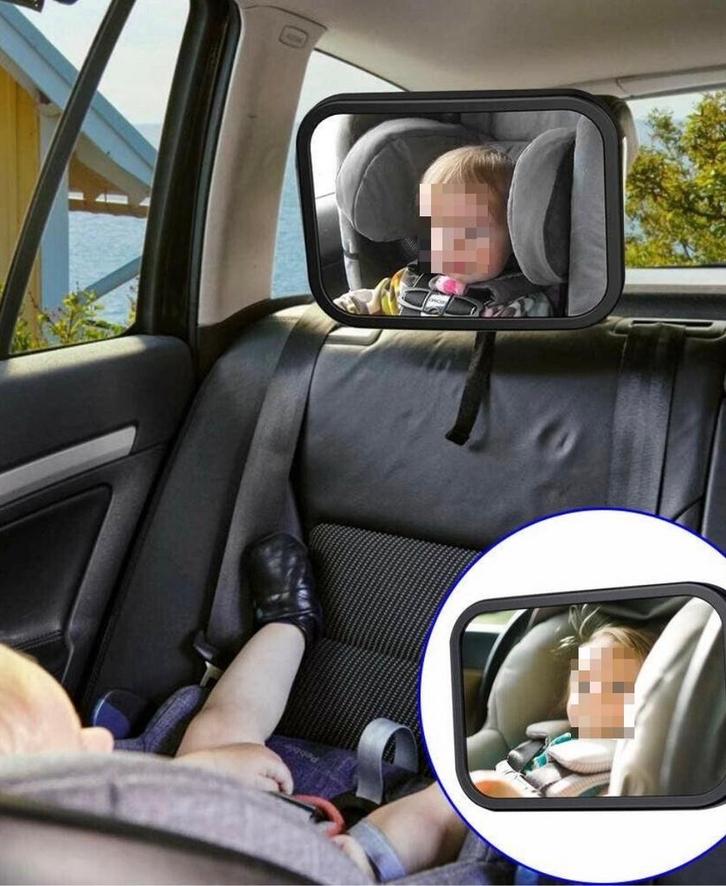 Autospiegel Baby - Veilig zicht tijdens elke rit, Auto-onderdelen, Interieur en Bekleding, Nieuw, Ophalen