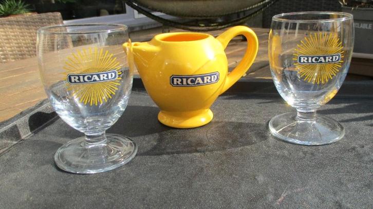 Ricard set origineel, Collections, Verres & Petits Verres, Neuf, Verres et Verres à shot, Enlèvement