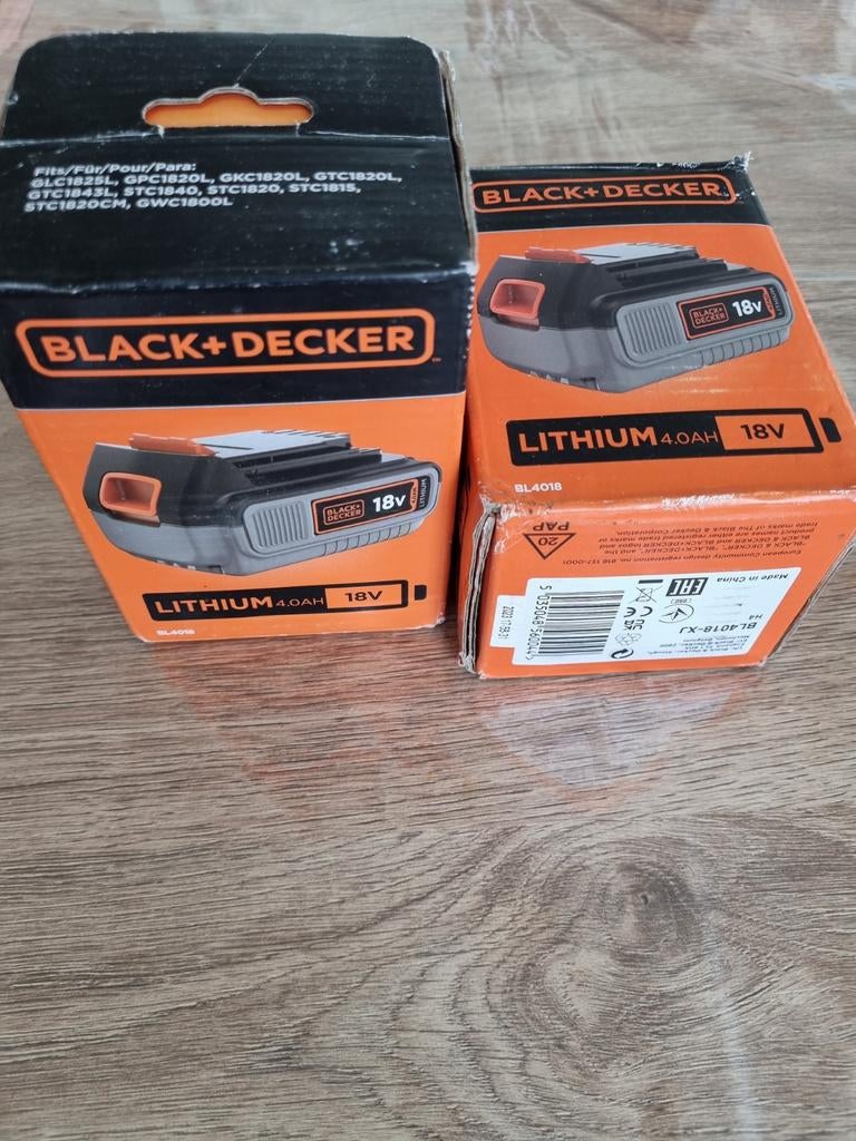 Batterijen van boormachines, Enlèvement