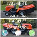 Je Achete tout le type des tracteure tondeuse, Enlèvement