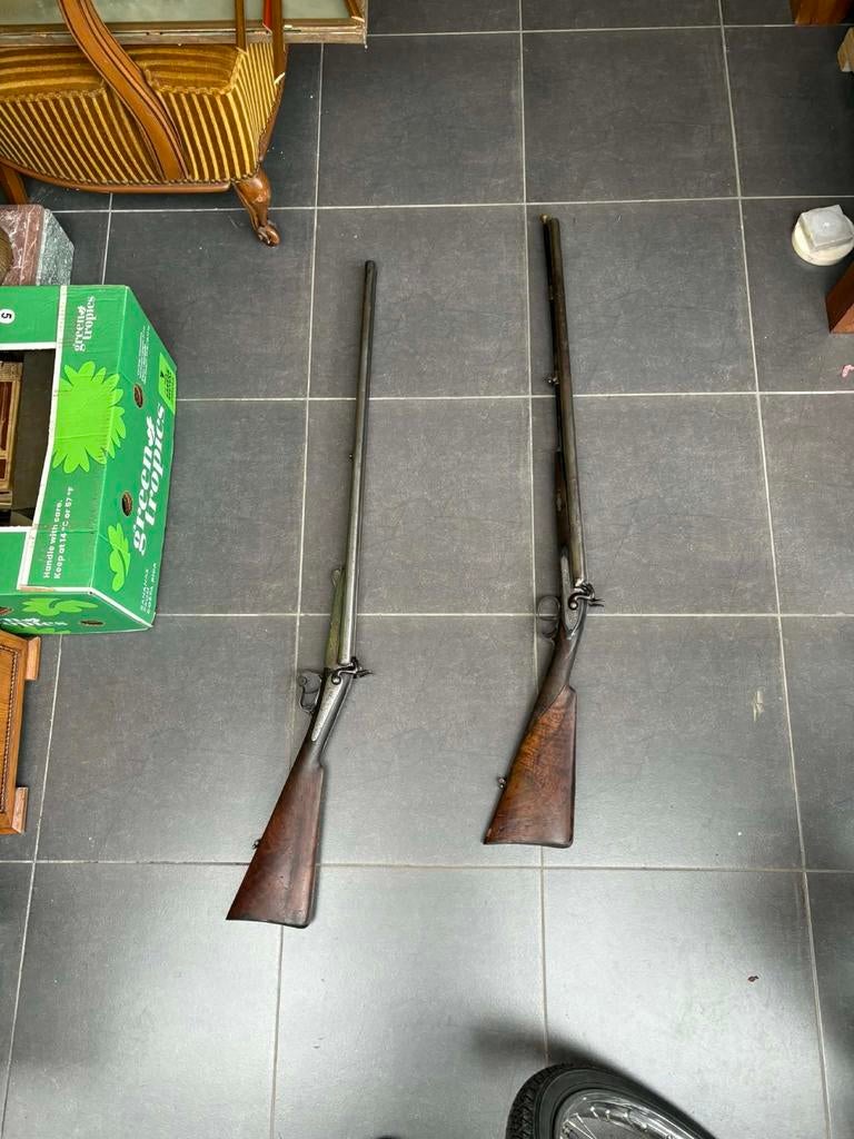 dubbelloops jachtgeweer  ongewer jaaren 1860, Collections, Objets militaires | Général, Enlèvement