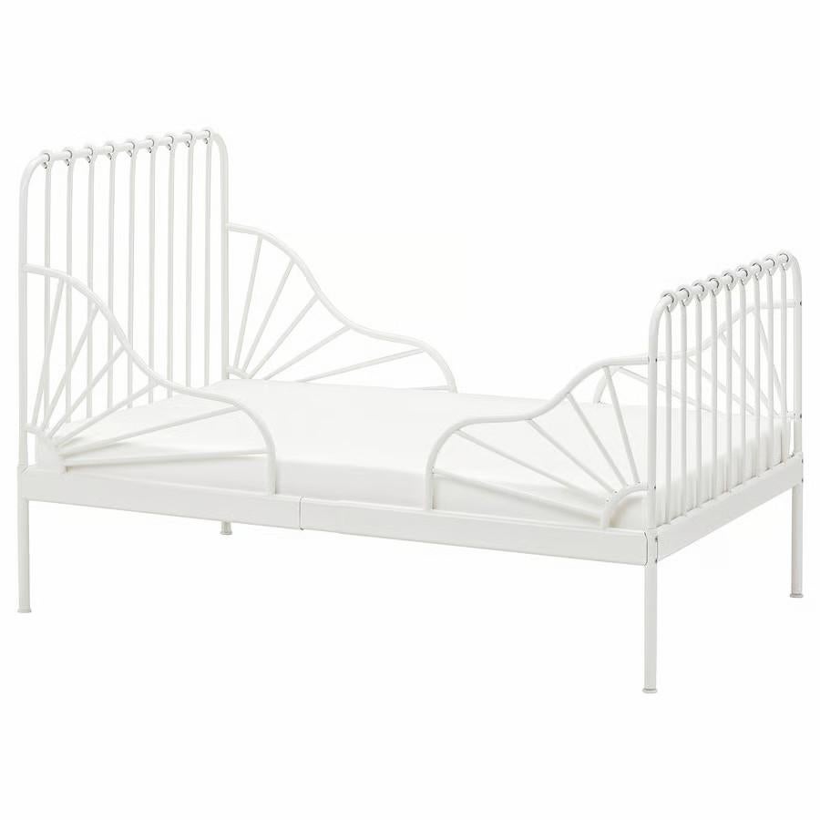 Meegroeibed Ikea met lattenbodem en matras, Kinderen en Baby's, 70 tot 85 cm, 140 tot 160 cm, Zo goed als nieuw, Ophalen