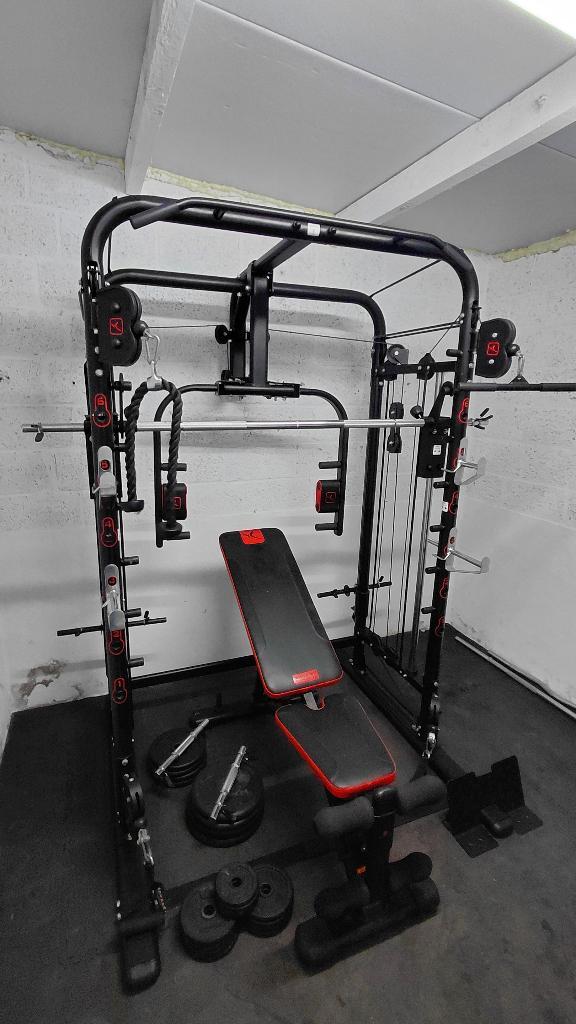 Fitnesstoestel, Sport en Fitness, Fitnessapparatuur, Gebruikt, Overige typen, Armen, Benen, Borst, Buik, Rug, Metaal, Ophalen