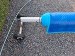 Zeil zwembad afdekking + karretje: 275€, Jardin & Terrasse, Accessoires de piscine, Enlèvement, Utilisé, Couverture de piscine