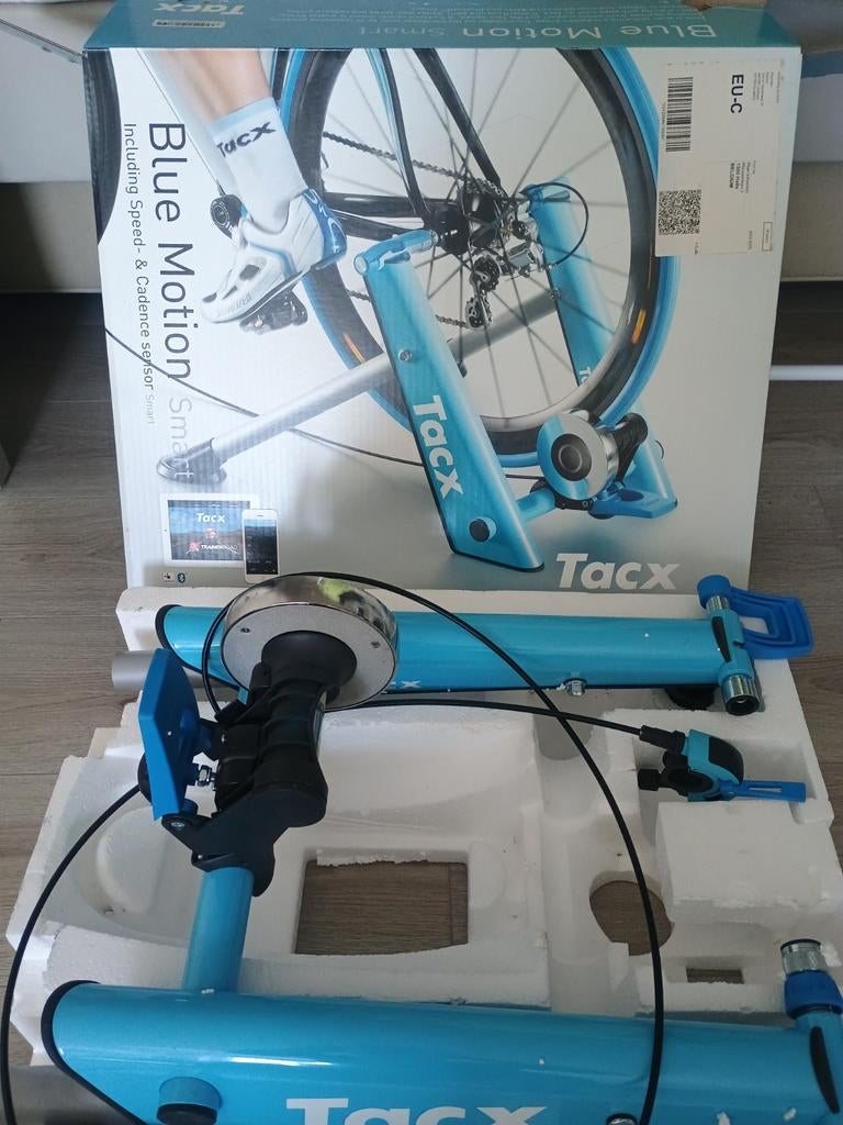Fietsrollen: Tacx Blue Motion, Ophalen