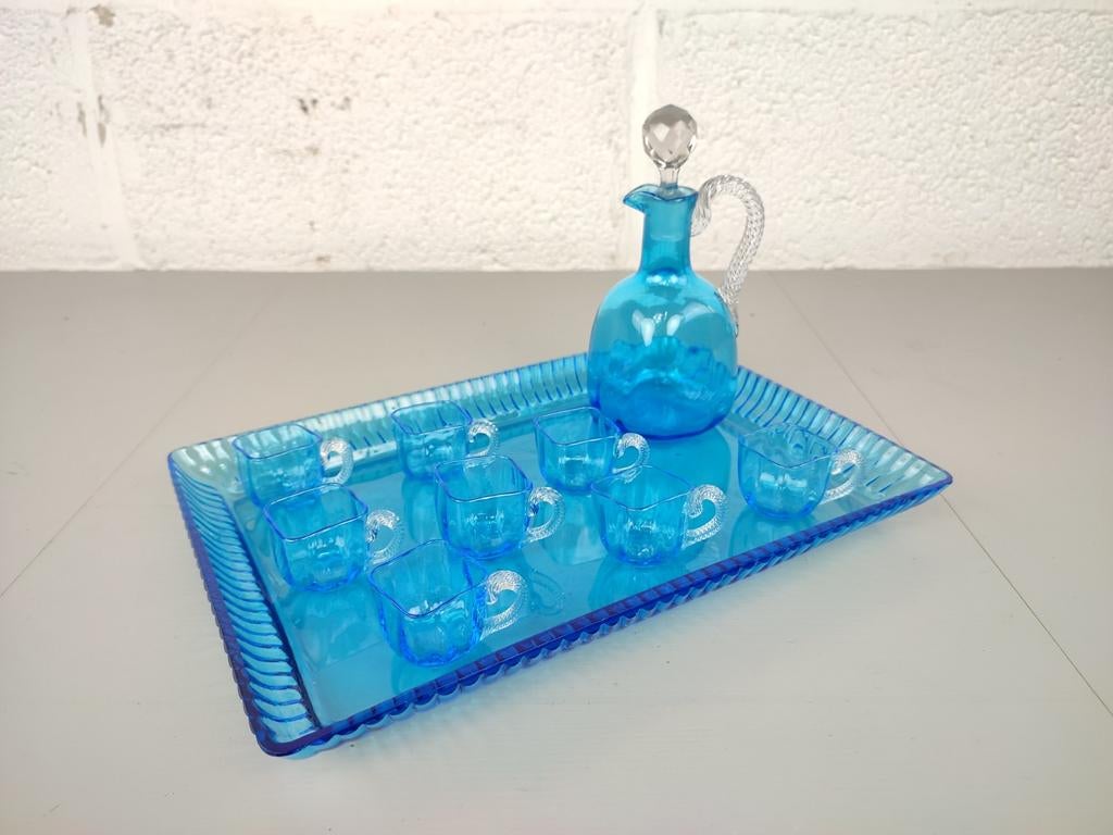 Glazen serviesje George Sand, Antiek en Kunst, Ophalen of Verzenden