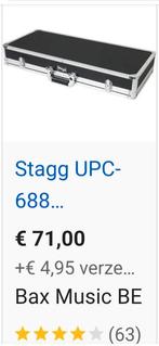 Stevige flightcase (pedaal bord) voor effectpedalen Stagg ., Musique & Instruments, Boîtiers & Valises, Enlèvement, Comme neuf