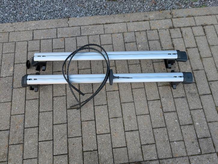 Barres de toit d'origine Audi A3 Sportback (8V), Auto diversen, Dakdragers, Zo goed als nieuw, Ophalen