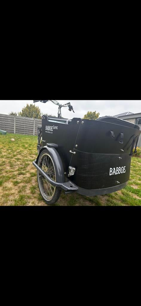 babboe curve E, Fietsen en Brommers, Fietsen | Bakfietsen, 4 kinderen of meer, Elektrisch, Zo goed als nieuw, Ophalen