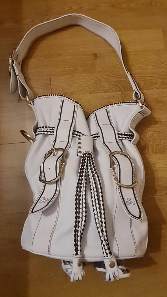 Sac de luxe marque lancel - grand modèle avec bandoulière, Enlèvement, Blanc