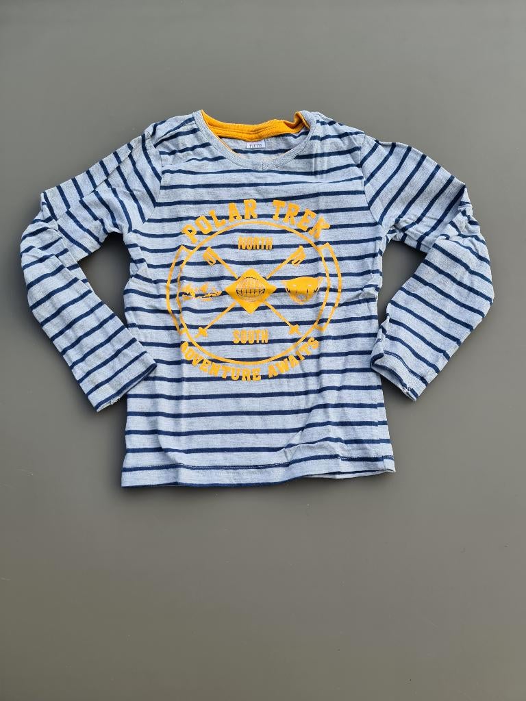 grijs-blauw gestreepte pull, trui, JBC, 110-116, Kinderen en Baby's, Kinderkleding | Maat 110, Ophalen, Zo goed als nieuw
