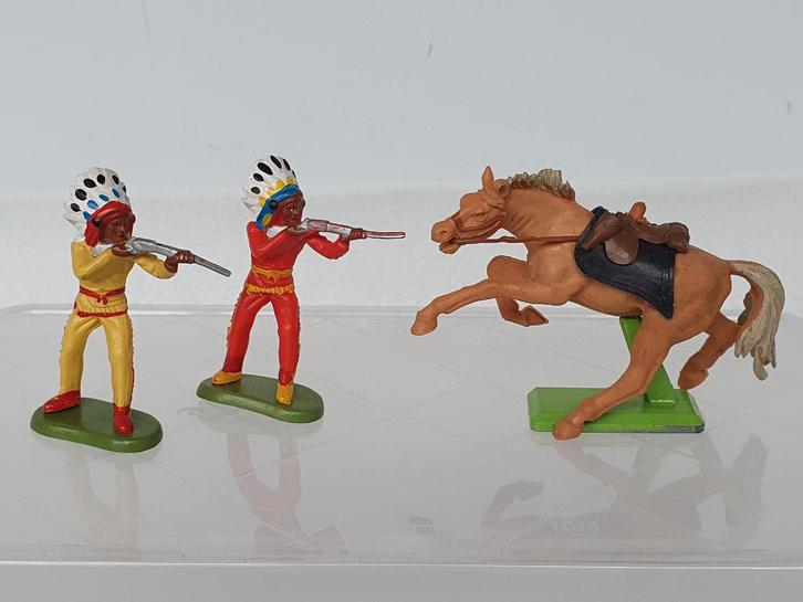 Lot van 3 Britains Far West figuren, Verzamelen, Speelgoed, Gebruikt, Ophalen of Verzenden