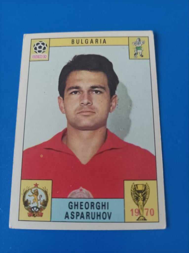 Panini Mexico 70, Bulgarie Gheorghi Asparunhov, Enlèvement ou Envoi