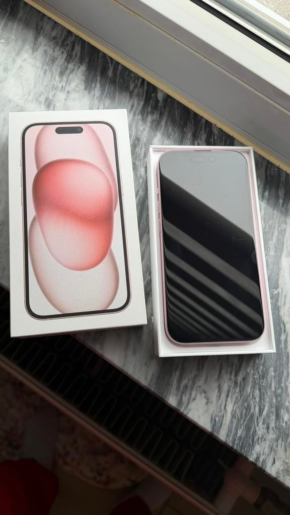 iPhone 15 256GB Roze – Zeer goede staat – met doos, Telecommunicatie, 256 GB, Ophalen of Verzenden, Zo goed als nieuw, Zonder abonnement