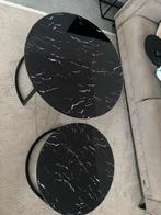 Table basse design effet marbre noir, Enlèvement, Comme neuf