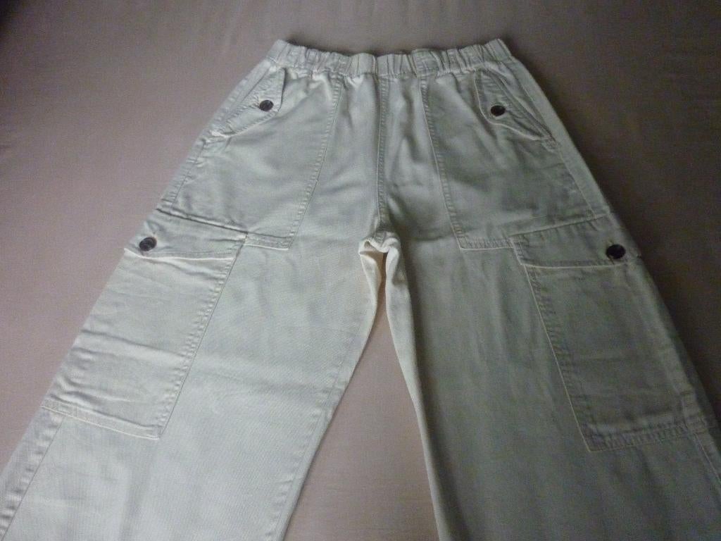 Wijde Cargo Broek Pull & Bear, Kleding | Dames, Broeken en Pantalons, Beige, Nieuw, Ophalen of Verzenden, Lang