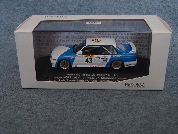 BMW E30 M3 WTCC 1987 24h Spa Francorchamps #43 Ixo 1:43 OVP, Hobby & Loisirs créatifs, Voitures miniatures | 1:43, Comme neuf