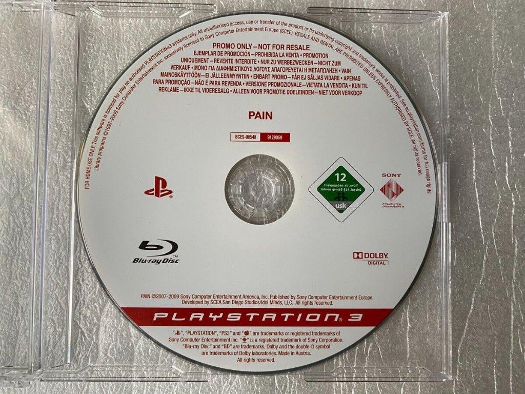 Pain (disque promotionnel), Enlèvement ou Envoi, 1 joueur, Aventure et Action, Comme neuf
