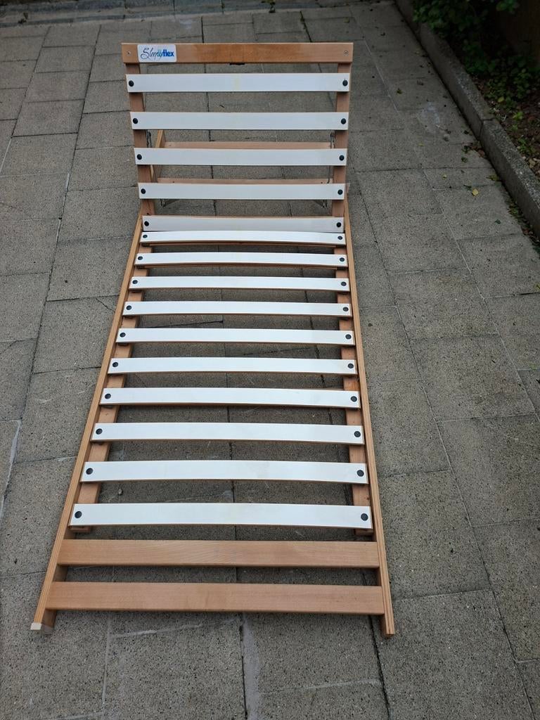 1-persoons boxspring, Huis en Inrichting, Ophalen, 80 cm, Bedbodem