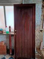 Achterdeur in hout, Ophalen, Hout