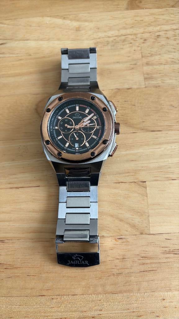 Jaguar Executive Chronograph J808/4, Handtassen en Accessoires, Horloges | Heren, Gebruikt, Polshorloge, Overige merken, Staal