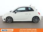 Abarth 595 1.4 Turbo Turismo (bj 2019), Auto's, 4 zetels, Gebruikt, Wit, Leder