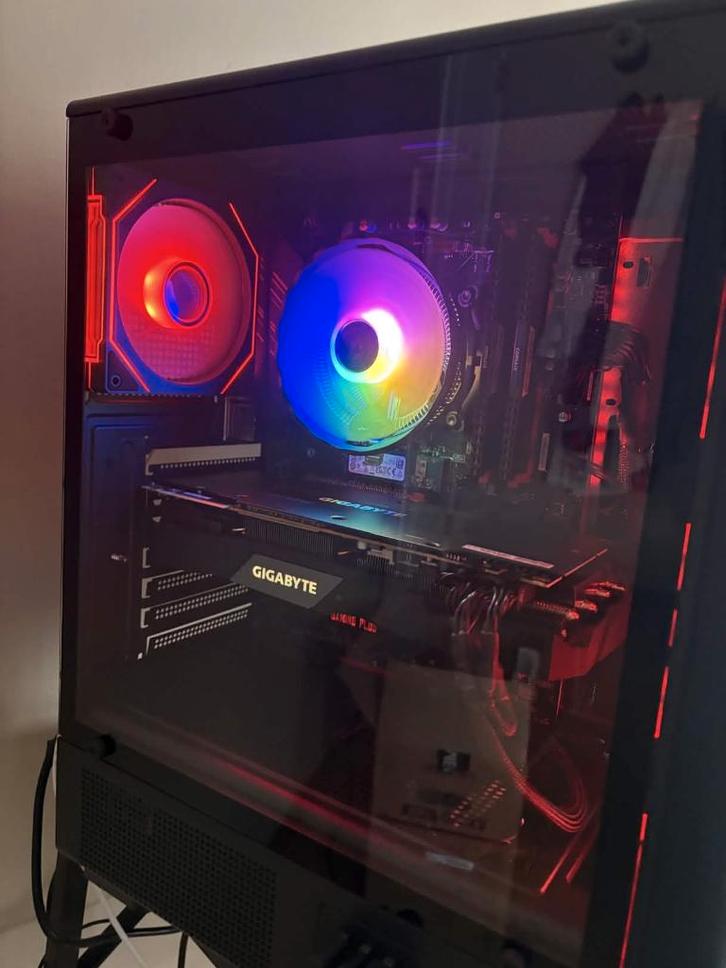 Sterke Gaming Pc RTX 2070 Super, Computers en Software, Desktop Pc's, Zo goed als nieuw, 3 tot 4 Ghz, SSD, 16 GB, Met videokaart