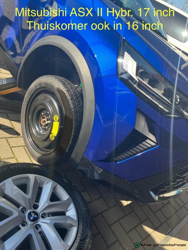 Reservewiel Thuiskomer Mitsubishi Spacestar Colt Grandis ASX, Gebruikt, -, -, Banden en Velgen