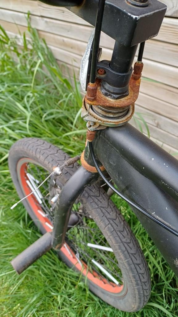 Stoere BMX / freestyle fiets zwart, Fietsen en Brommers, Fietsen | Crossfietsen en BMX, Ophalen