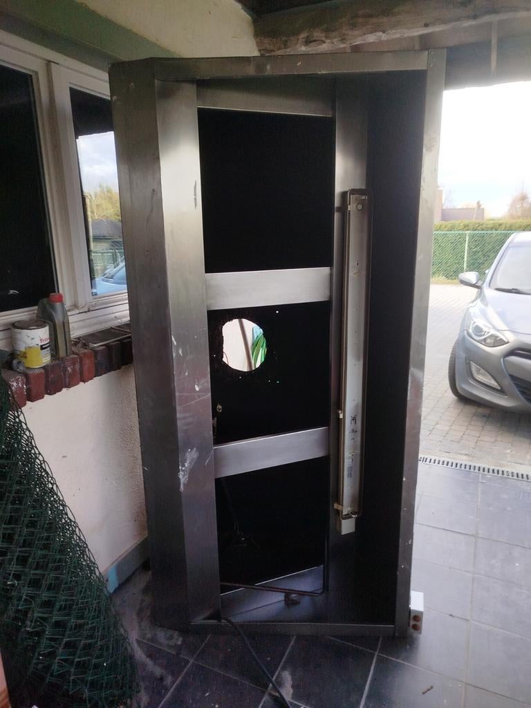 Dampkap zonder zuigmonter inox ,2,40 m, Zakelijke goederen, Horeca | Keukenapparatuur, Ophalen