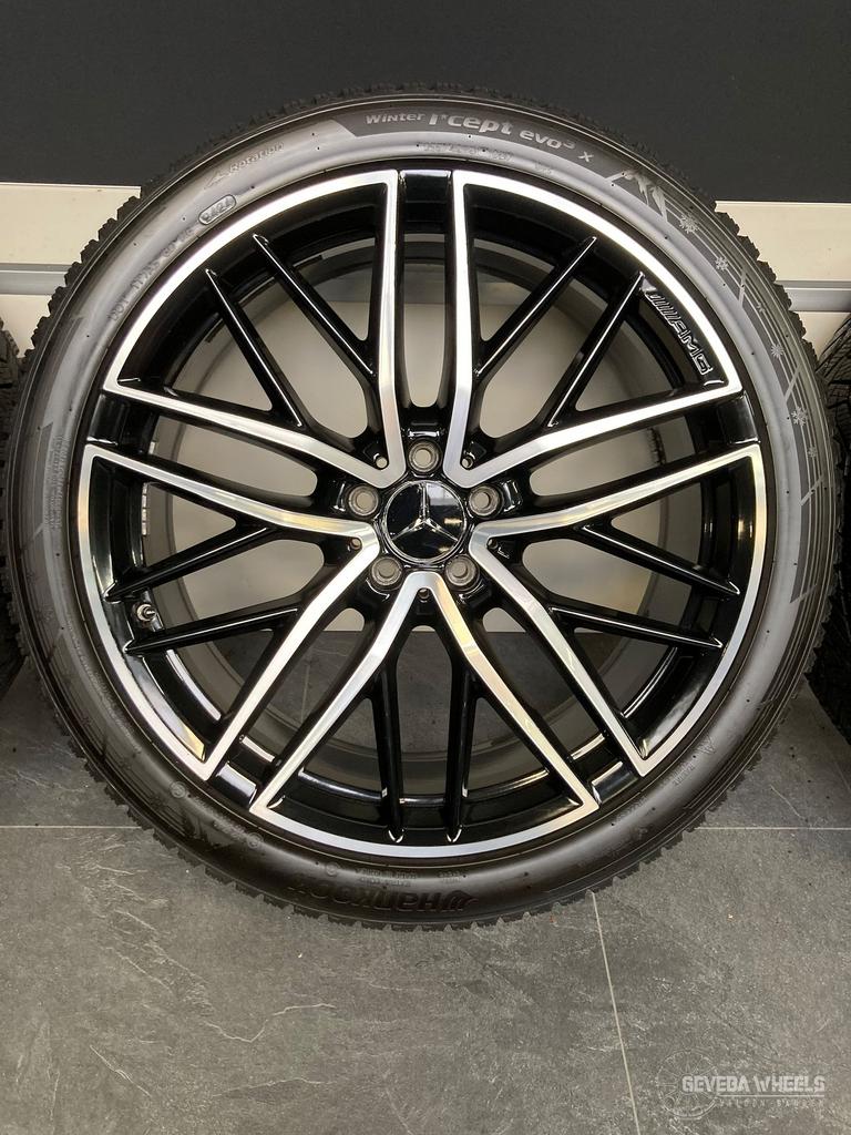 21” originele Mercedes GLC W253 AMG velgen + winterbanden, Pneus et Jantes, Pneus hiver, 255 mm, Véhicule de tourisme