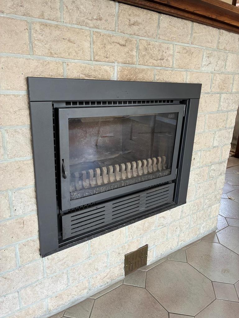 Openhaard van merk Flam, Huis en Inrichting, Ophalen, Gebruikt, Inbouwhaard, Houthaard