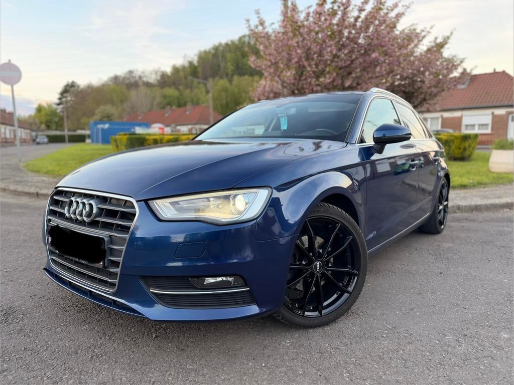 Audi A3 2.0 TDI 150cv carnet ok courroie ok 160000km EURO6b, Achat, Euro 6, Boîte manuelle, Noir
