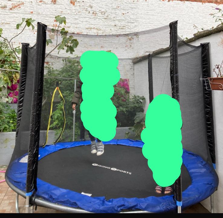 Trampoline, Ophalen, Gebruikt