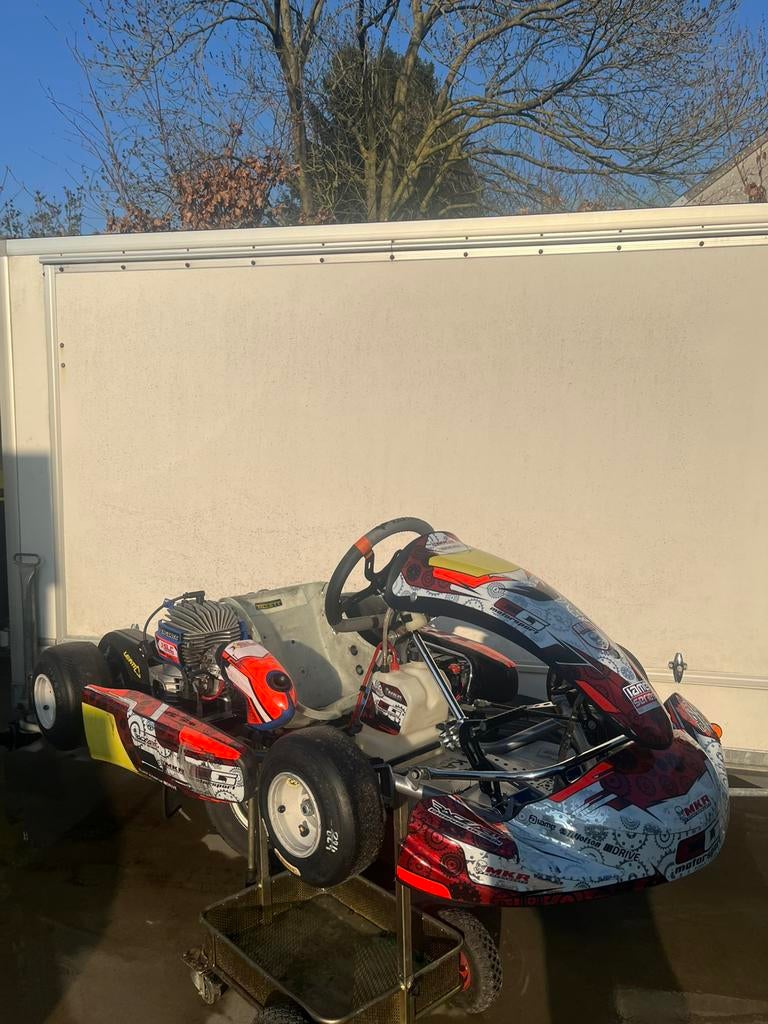 Volledige mini kartuitrusting zie foto’s en beschrijving, Sports & Fitness, Enlèvement, Utilisé, Kart