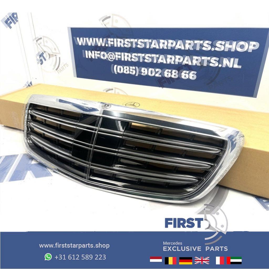 W205 distronic BUMPER GRIL Origineel Mercedes C Klasse Grill, Utilisé, -, -, Enlèvement ou Envoi