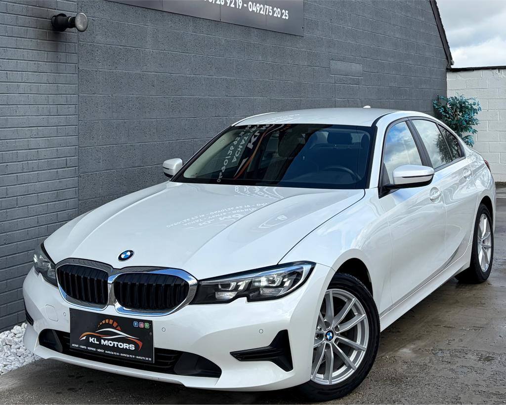 BMW 318D G20 BERLINE 136CV 2019 EURO 6D 146 000KM CARPASS, Auto's, BMW, Achterwielaandrijving, Wit, Leder, Bedrijf