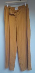 Pantalon lin mélangé curry T42 Maison Captain, Neuf, Maison Captain, Autres couleurs, Enlèvement