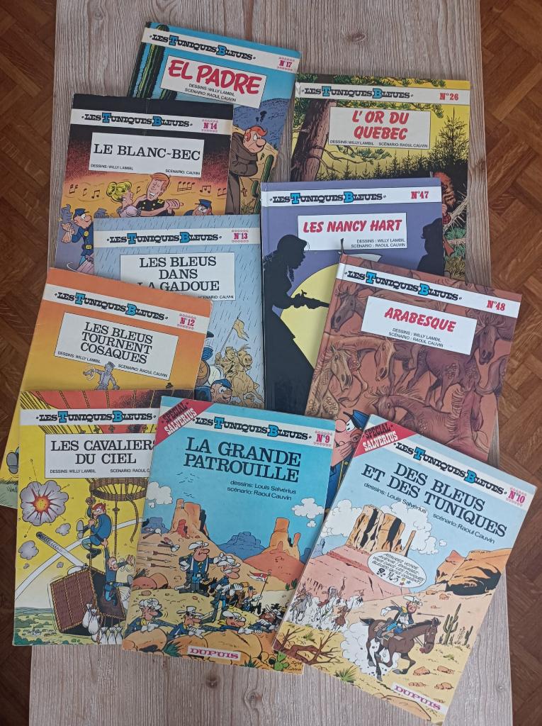 Les Tuniques Bleues – 10 albums en édition originale, Complete serie of reeks, Ophalen of Verzenden, Gelezen