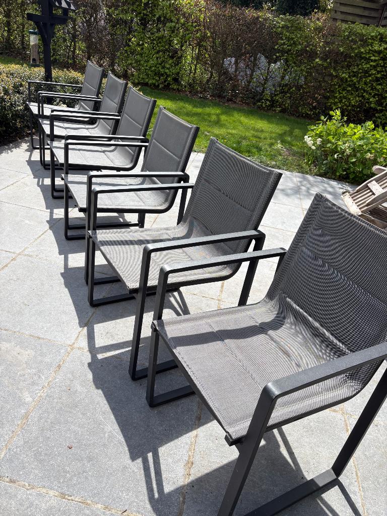 Tuinstoelen Bristol, Tuin en Terras, Tuinstoelen, Ophalen, Gebruikt, Stapelbaar