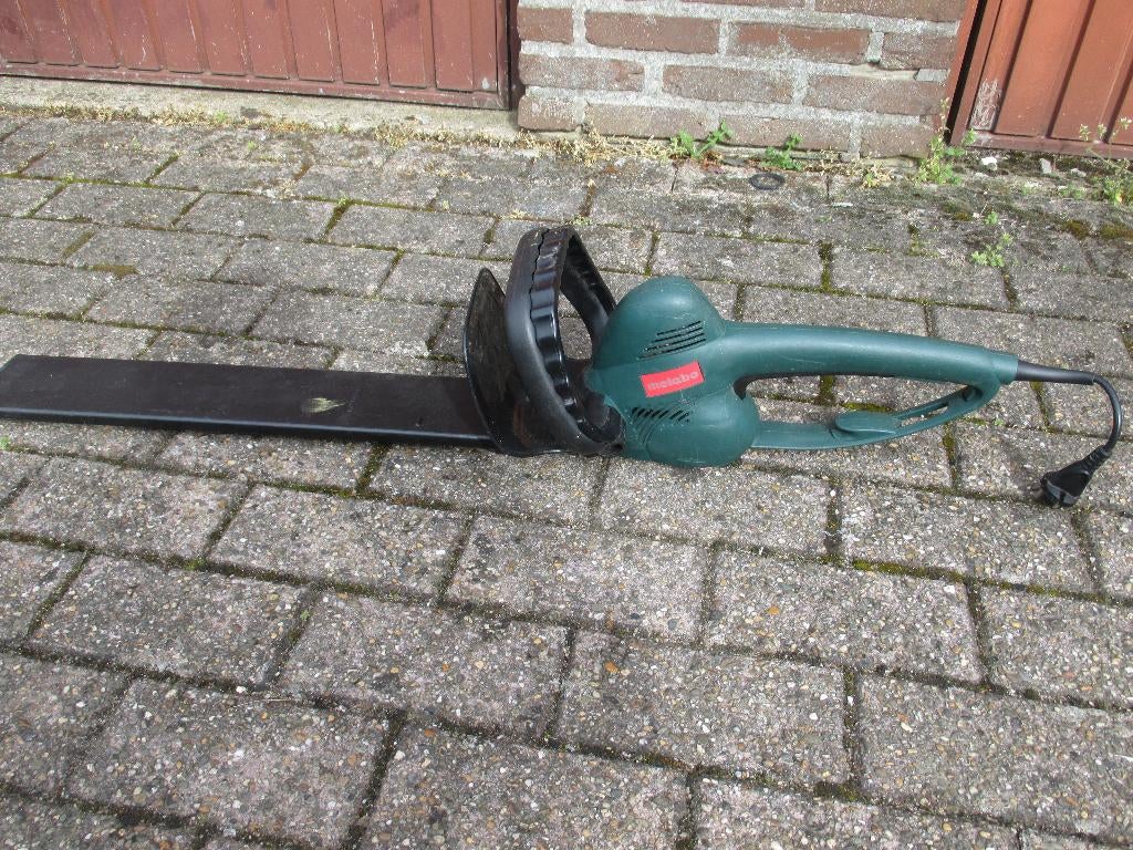haagschaar metabo,elektrisch,mes 60cm, Enlèvement, Utilisé, Électrique, Metabo